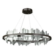 Hubbardton Forge 2020 Oil Rubbed Bronze Vintage Platinum Standard Hildene Circular LED Pendant