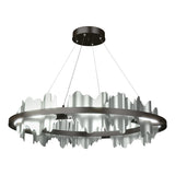 Hubbardton Forge 2020 Oil Rubbed Bronze Vintage Platinum Standard Hildene Circular LED Pendant