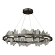 Hubbardton Forge 2020 Oil Rubbed Bronze Sterling Standard Hildene Circular LED Pendant