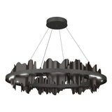 Hubbardton Forge 2020 Natural Iron Oil Rubbed Bronze Standard Hildene Circular LED Pendant