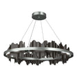 Hubbardton Forge 2020 Vintage Platinum Oil Rubbed Bronze Standard Hildene Circular LED Pendant