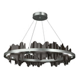Hubbardton Forge 2020 Vintage Platinum Oil Rubbed Bronze Standard Hildene Circular LED Pendant