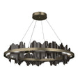 Hubbardton Forge 2020 Soft Gold Oil Rubbed Bronze Standard Hildene Circular LED Pendant
