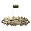 Hubbardton Forge 2020 Soft Gold Modern Brass Standard Hildene Circular LED Pendant