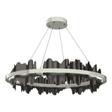 Hubbardton Forge 2020 Sterling Oil Rubbed Bronze Standard Hildene Circular LED Pendant