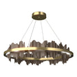 Hubbardton Forge 2020 Modern Brass Bronze Standard Hildene Circular LED Pendant