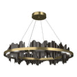 Hubbardton Forge 2020 Modern Brass Oil Rubbed Bronze Standard Hildene Circular LED Pendant