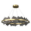 Hubbardton Forge 2020 Modern Brass Natural Iron Standard Hildene Circular LED Pendant