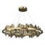 Hubbardton Forge 2020 Modern Brass Soft Gold Standard Hildene Circular LED Pendant