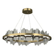 Hubbardton Forge 2020 Modern Brass Sterling Standard Hildene Circular LED Pendant