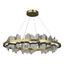 Hubbardton Forge 2020 Modern Brass Sterling Standard Hildene Circular LED Pendant