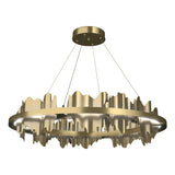 Hubbardton Forge 2020 Modern Brass Modern Brass Standard Hildene Circular LED Pendant