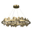 Hubbardton Forge 2020 Modern Brass Modern Brass Standard Hildene Circular LED Pendant