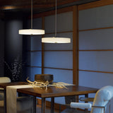 Hubbardton Forge 2015 Dark Smoke Spun Frost (SH) Multi Disq LED Pendant