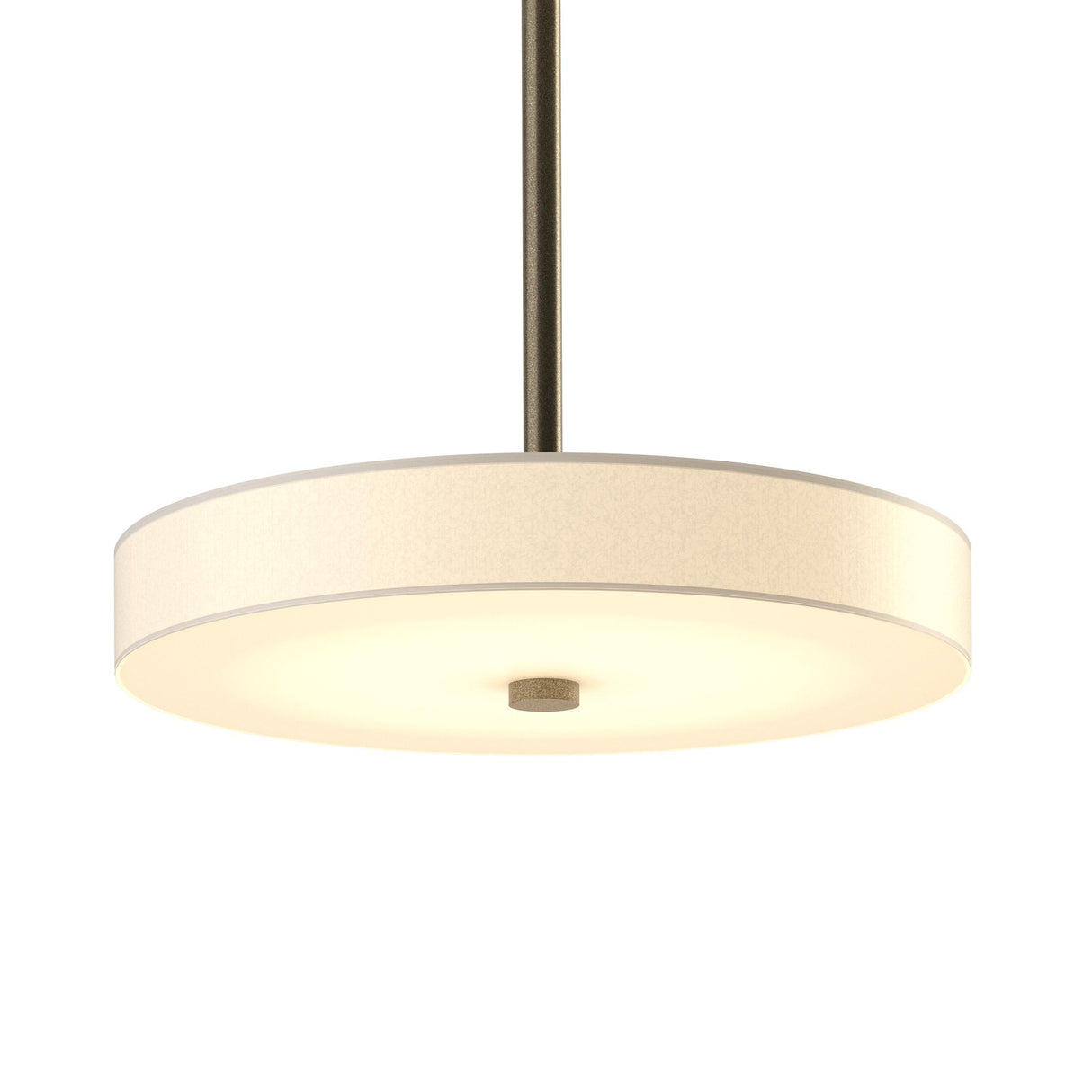 Hubbardton Forge 2015 Soft Gold Spun Frost (SH) Multi Disq LED Pendant