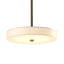 Hubbardton Forge 2015 Soft Gold Spun Frost (SH) Multi Disq LED Pendant