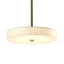 Hubbardton Forge 2015 Modern Brass Spun Frost (SH) Multi Disq LED Pendant