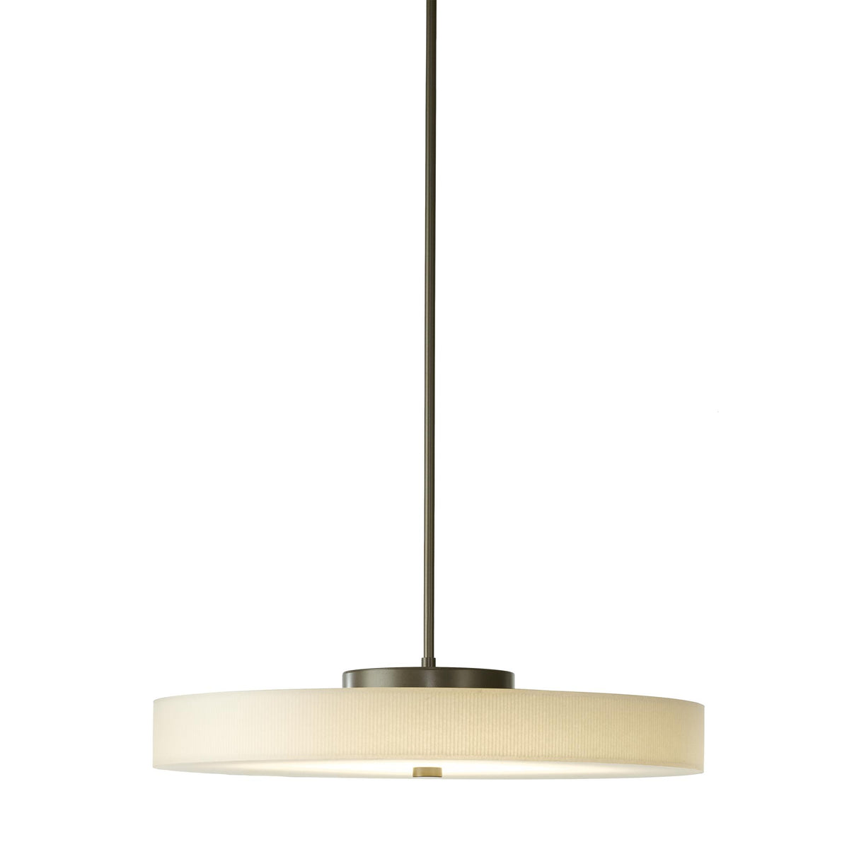 Hubbardton Forge 2015 Dark Smoke Spun Frost (SH) Multi Disq Large LED Pendant