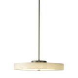 Hubbardton Forge 2015 Dark Smoke Spun Frost (SH) Multi Disq Large LED Pendant