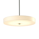 Hubbardton Forge 2015 Vintage Platinum Spun Frost (SH) Multi Disq Large LED Pendant