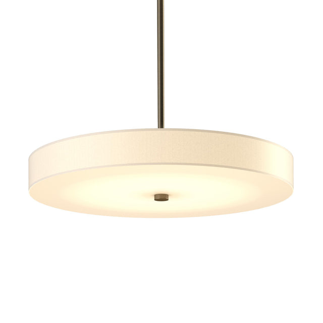 Hubbardton Forge 2015 Soft Gold Spun Frost (SH) Multi Disq Large LED Pendant