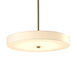 Hubbardton Forge 2015 Modern Brass Spun Frost (SH) Multi Disq Large LED Pendant