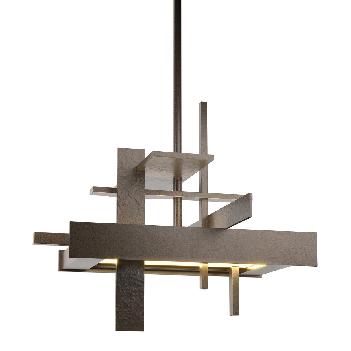 Hubbardton Forge 2015 Bronze Multi Planar Small LED Pendant