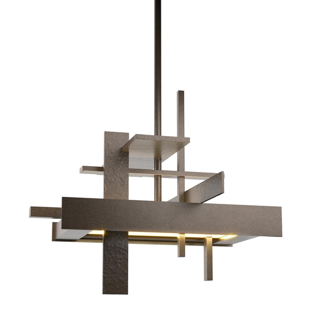 Hubbardton Forge 2015 Bronze Multi Planar Small LED Pendant
