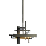 Hubbardton Forge 2015 Dark Smoke Multi Planar Small LED Pendant