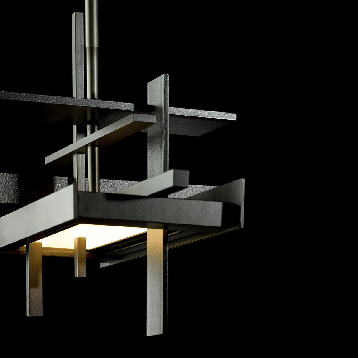 Hubbardton Forge 2015 Dark Smoke Multi Planar Small LED Pendant