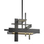 Hubbardton Forge 2015 Black Multi Planar Small LED Pendant