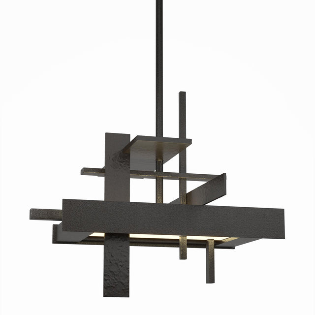 Hubbardton Forge 2015 Oil Rubbed Bronze Multi Planar Small LED Pendant