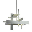 Hubbardton Forge 2015 Vintage Platinum Multi Planar Small LED Pendant