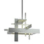 Hubbardton Forge 2015 Vintage Platinum Multi Planar Small LED Pendant