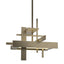 Hubbardton Forge 2015 Soft Gold Multi Planar Small LED Pendant