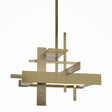 Hubbardton Forge 2015 Modern Brass Multi Planar Small LED Pendant