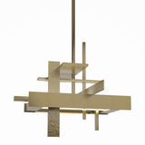 Hubbardton Forge 2015 Modern Brass Multi Planar Small LED Pendant