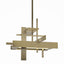 Hubbardton Forge 2015 Modern Brass Multi Planar Small LED Pendant