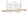Hubbardton Forge 2016 Bronze Clear Bubble Glass (YG) Long Spring LED Pendant