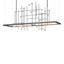 Hubbardton Forge 2016 Black Clear Bubble Glass (YG) Long Spring LED Pendant