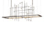 Hubbardton Forge 2016 Oil Rubbed Bronze Clear Bubble Glass (YG) Long Spring LED Pendant