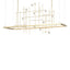 Hubbardton Forge 2016 Soft Gold Clear Bubble Glass (YG) Long Spring LED Pendant