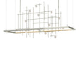 Hubbardton Forge 2016 Sterling Clear Bubble Glass (YG) Long Spring LED Pendant