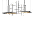 Hubbardton Forge 2016 Black Clear Bubble Glass (YG) Short Spring LED Pendant