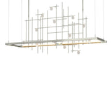 Hubbardton Forge 2016 Sterling Clear Bubble Glass (YG) Short Spring LED Pendant