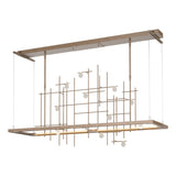 Hubbardton Forge 2016 Bronze Clear Bubble Glass (YG) Standard Spring LED Pendant