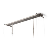 Hubbardton Forge 2016 Dark Smoke Clear Bubble Glass (YG) Standard Spring LED Pendant