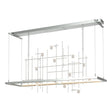 Hubbardton Forge 2016 Vintage Platinum Clear Bubble Glass (YG) Standard Spring LED Pendant