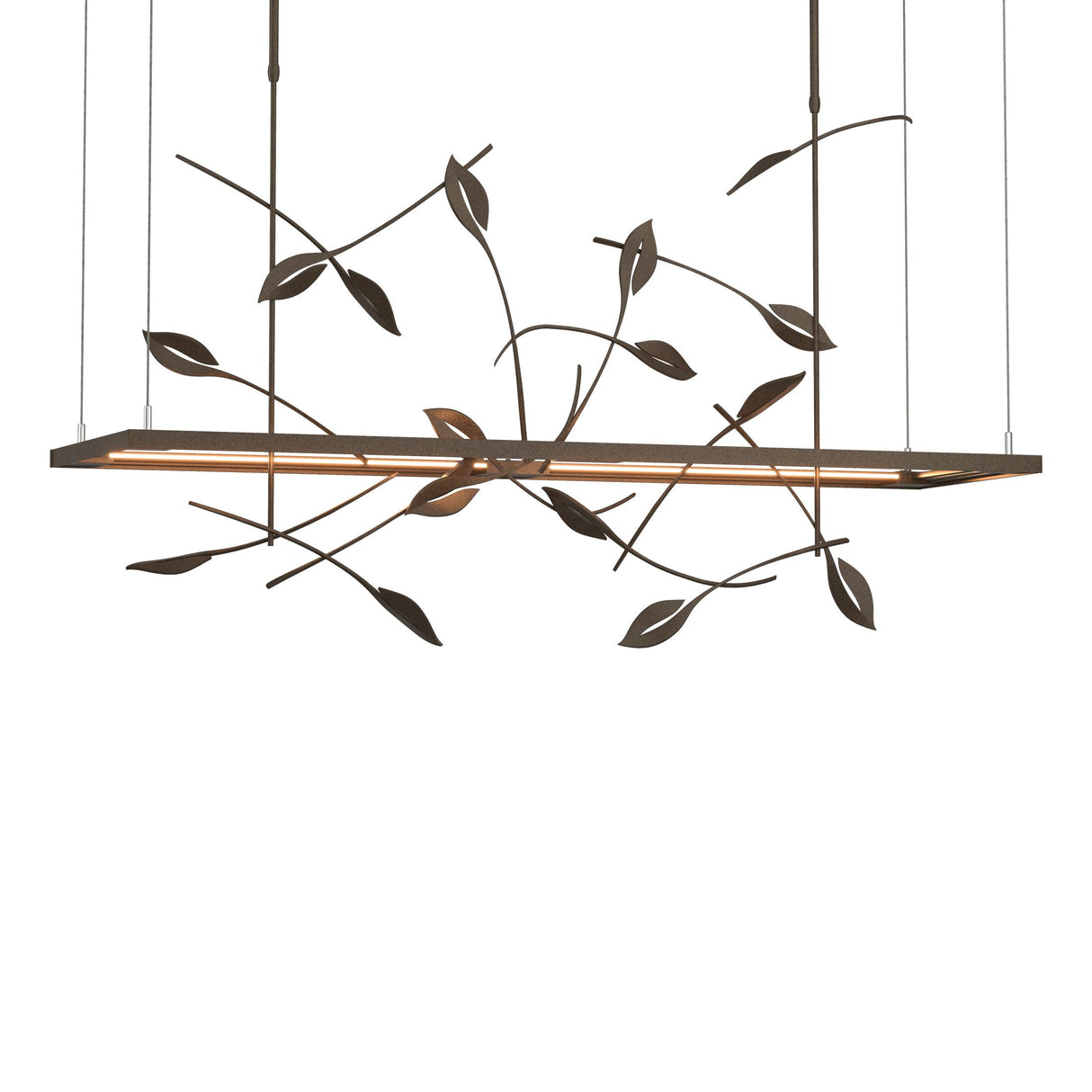 Hubbardton Forge 2016 Bronze Long Autumn LED Pendant