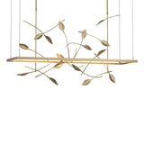 Hubbardton Forge 2016 Soft Gold Long Autumn LED Pendant